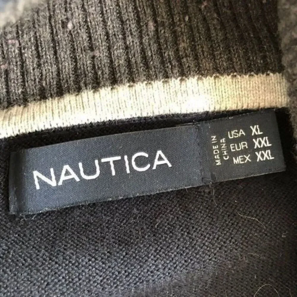 Nautica 1/4 Zip Lightweight Sweater XL